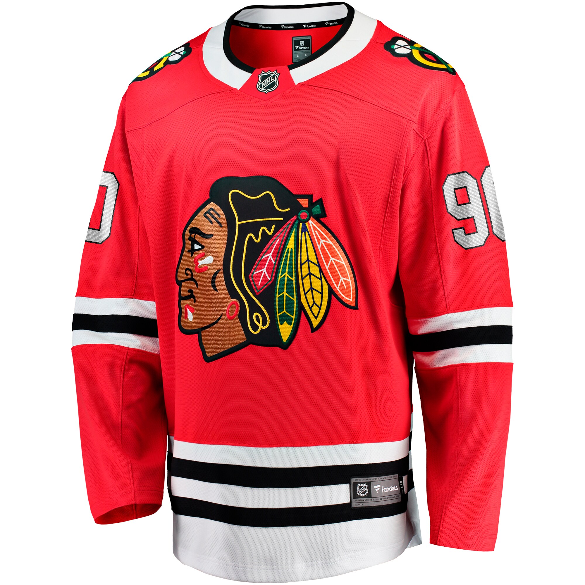 Tyler Johnson Chicago Blackhawks Fanatics Home Team Breakaway   Jersey – Red
