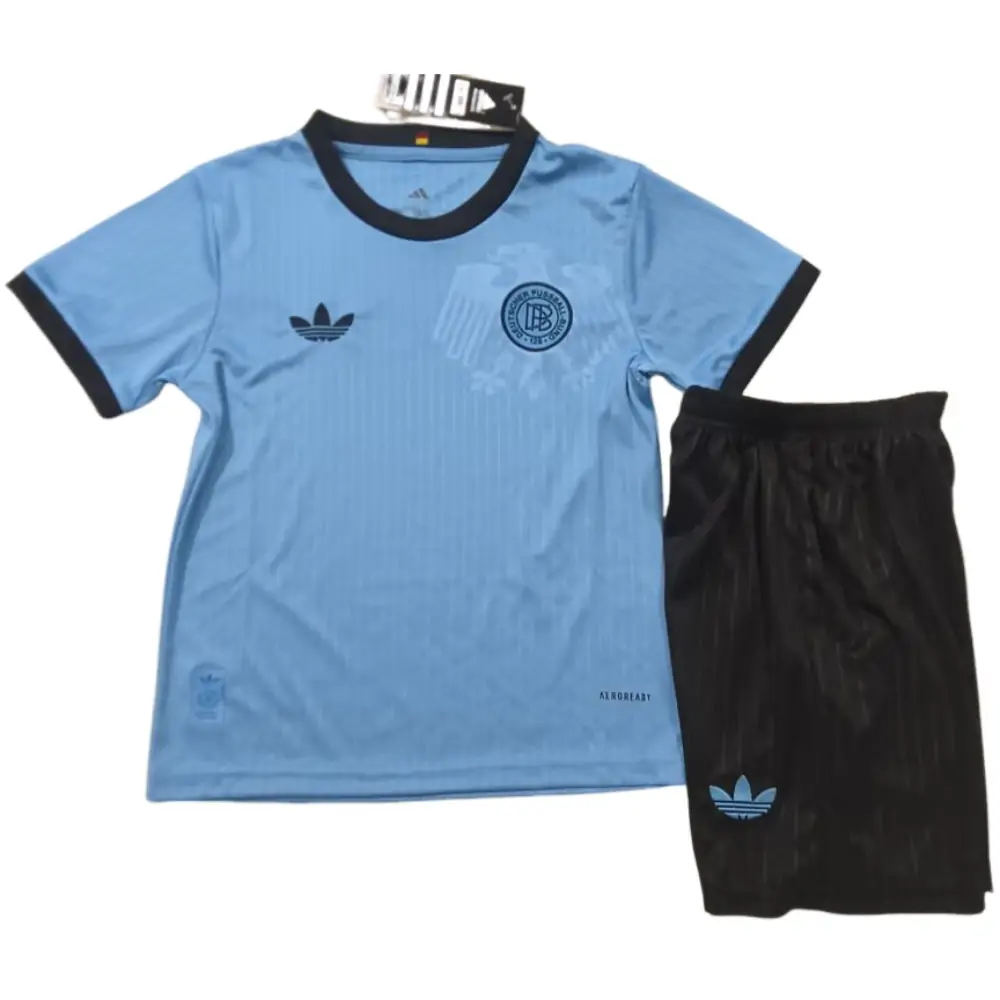 25-26 Germany 125th Anniversary Blue Jersey - Kids Kit