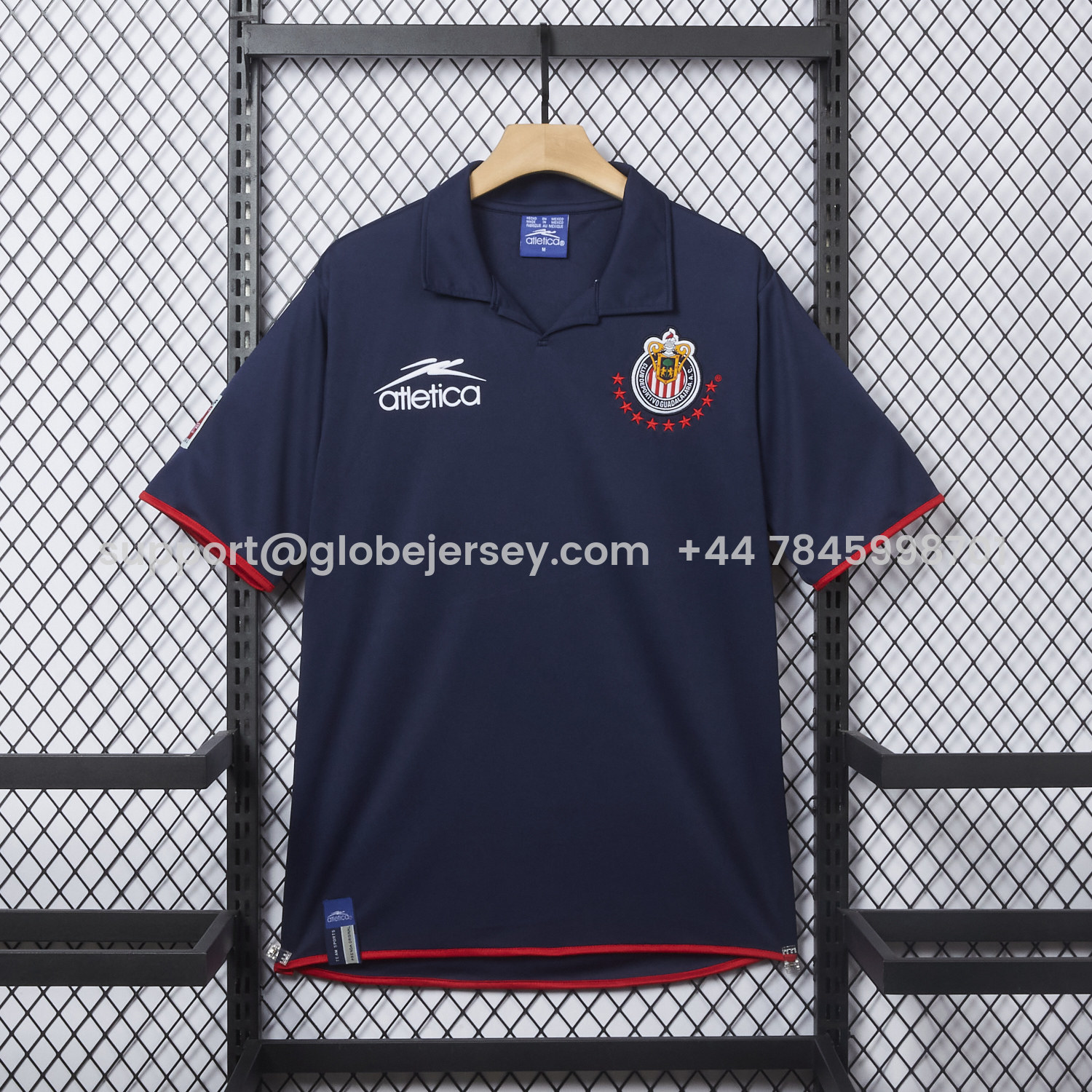 Retro Chivas de Guadalajara 2003-04 Away Deep Blue Jersey