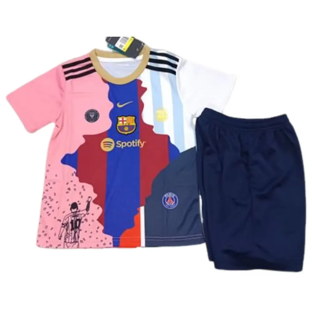 25-26 Barcelona Messi Commemorative Edition Jersey - Children's Set