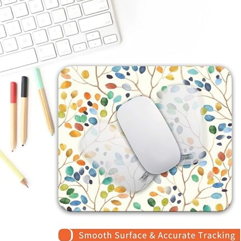 PADARTISAN Square Mouse Pad, Personalized Premium-Textured Custom Mouse Mat Design