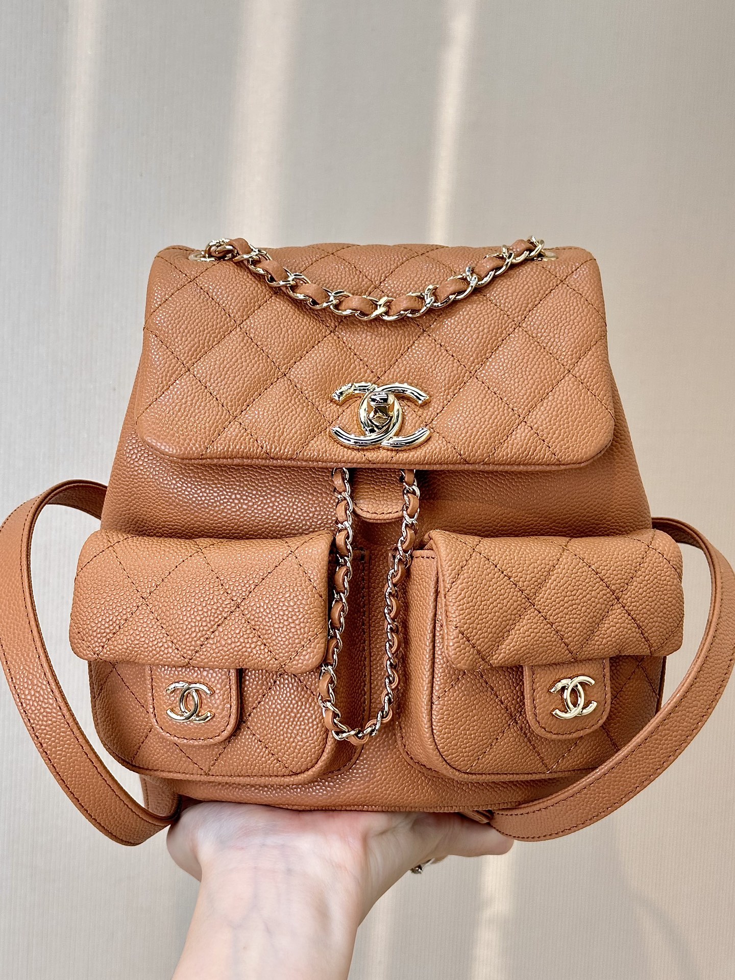 [15A] Chanel Duma Backpack