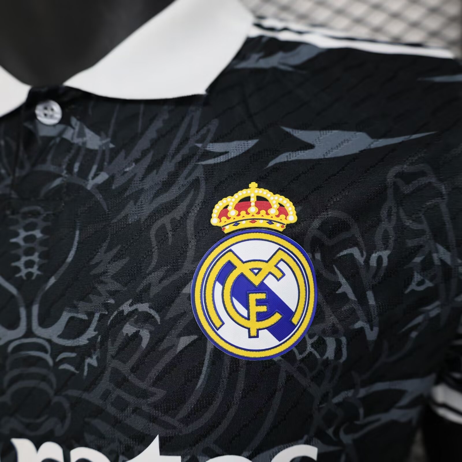 2024/2025 Player Version Real Madrid Chinese Dragon Black Football Shirt 1:1 Thai Quality