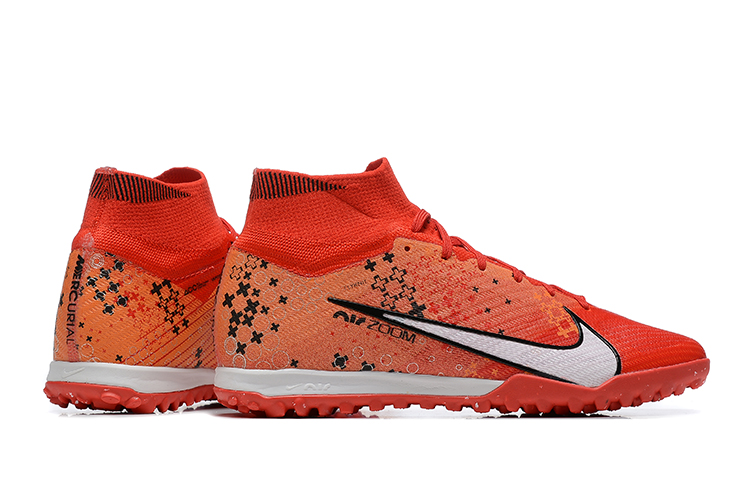 Assassin XV High Top Fully Knitted Waterproof MD Air Cushion Grass Stud Football Shoes