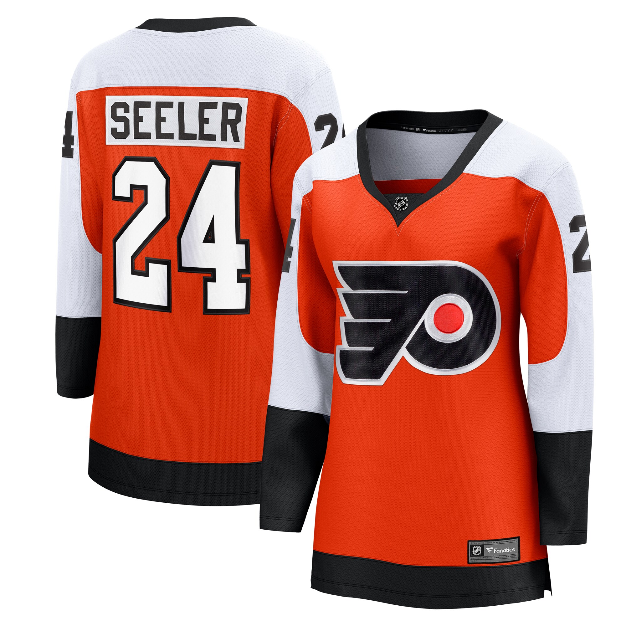 Nick Seeler Philadelphia Flyers Fanatics Women’s Home Breakaway   Jersey – Orange