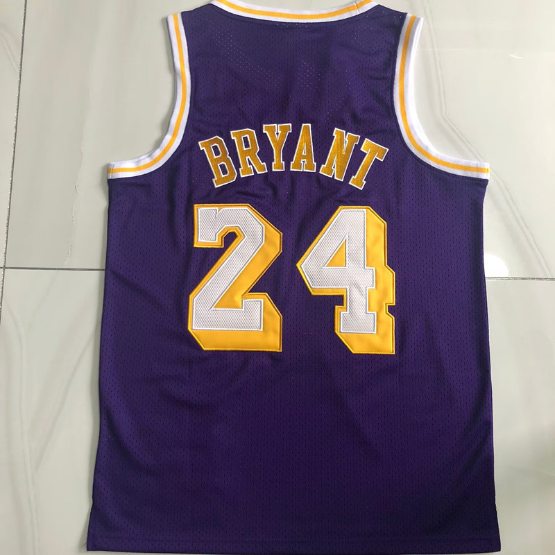 Lakers 24# Kobe 07-08 Retro AU Full Embroidery