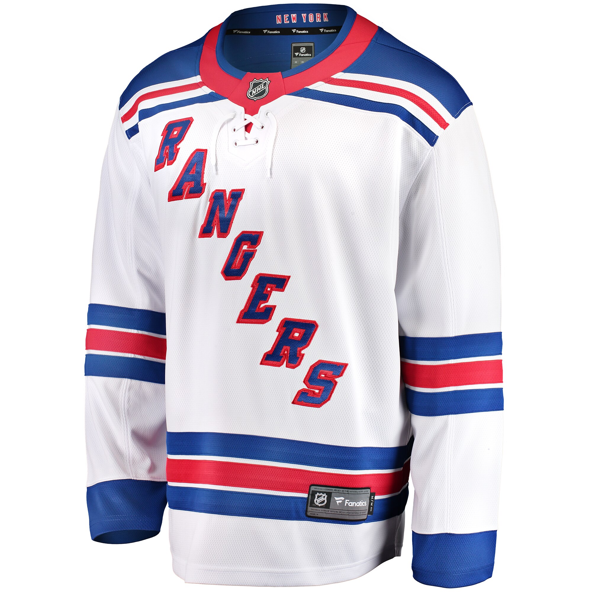 New York Rangers Fanatics Breakaway Away Jersey – White