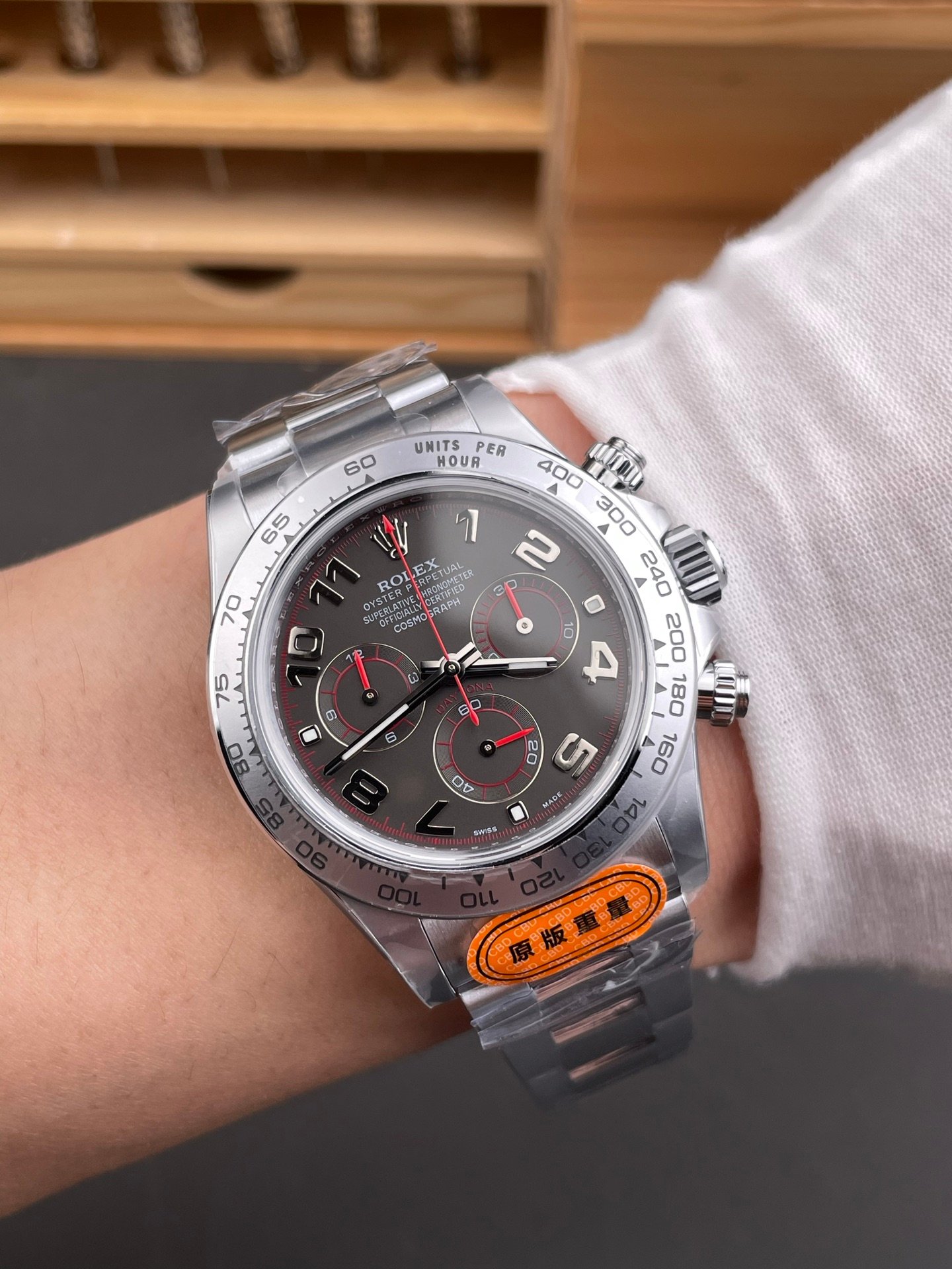 Rolex Daytona White Gold Red Devil