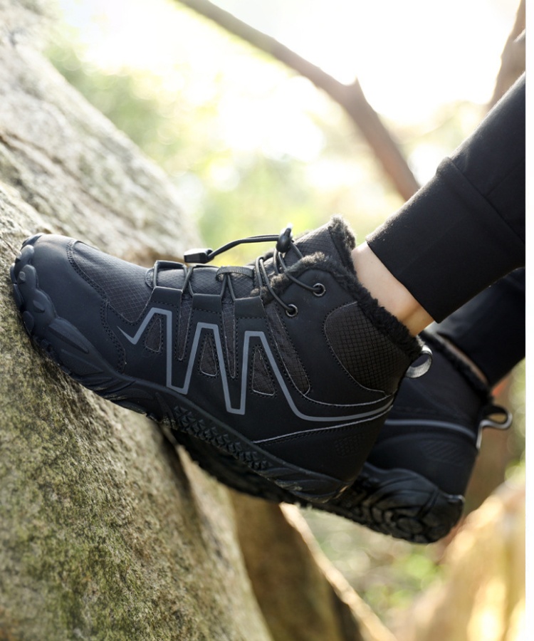Couples thermal snow boots plus velvet thick shoes for men