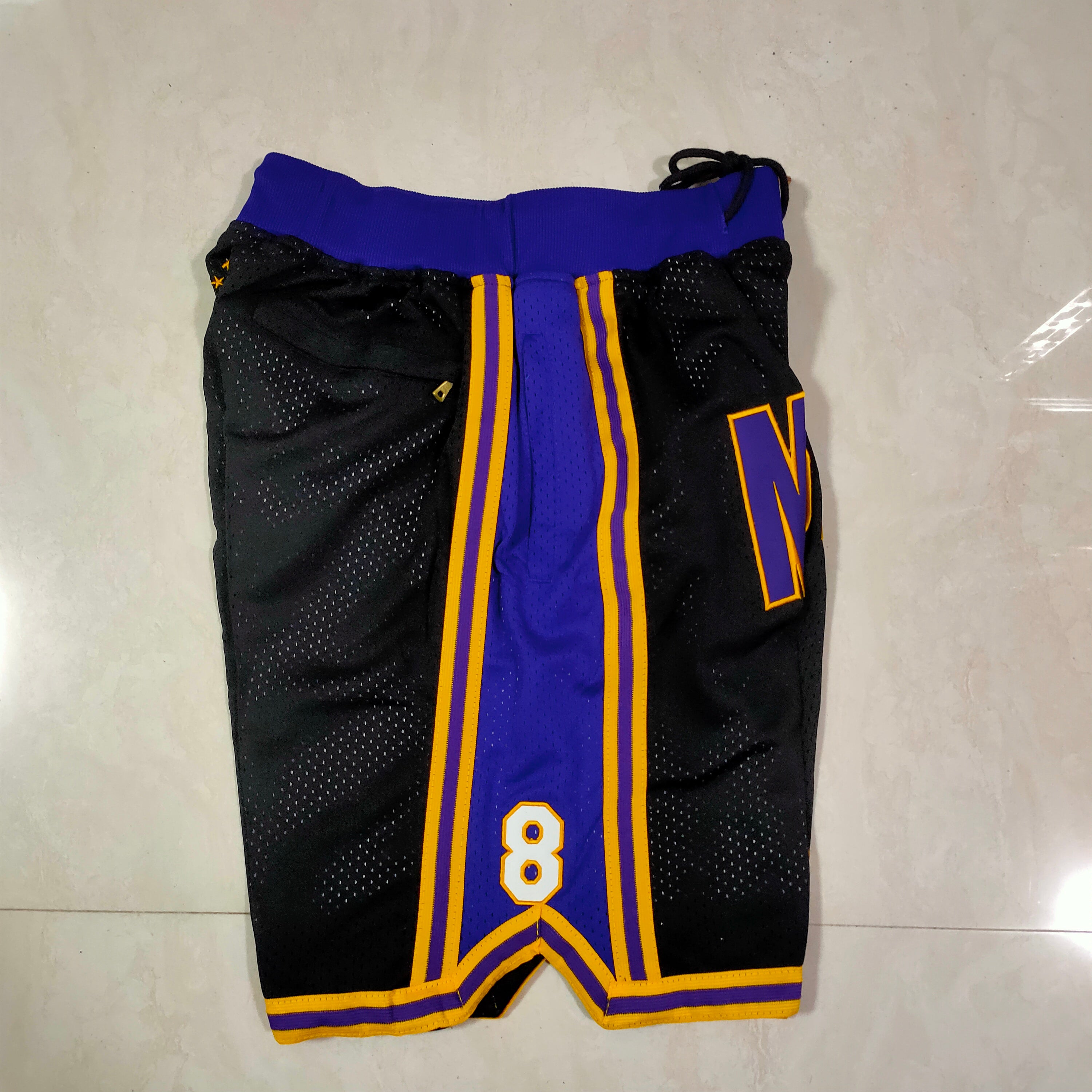 Los Angeles Lakers Mamba Black Gold 8-24 Pocket Pants