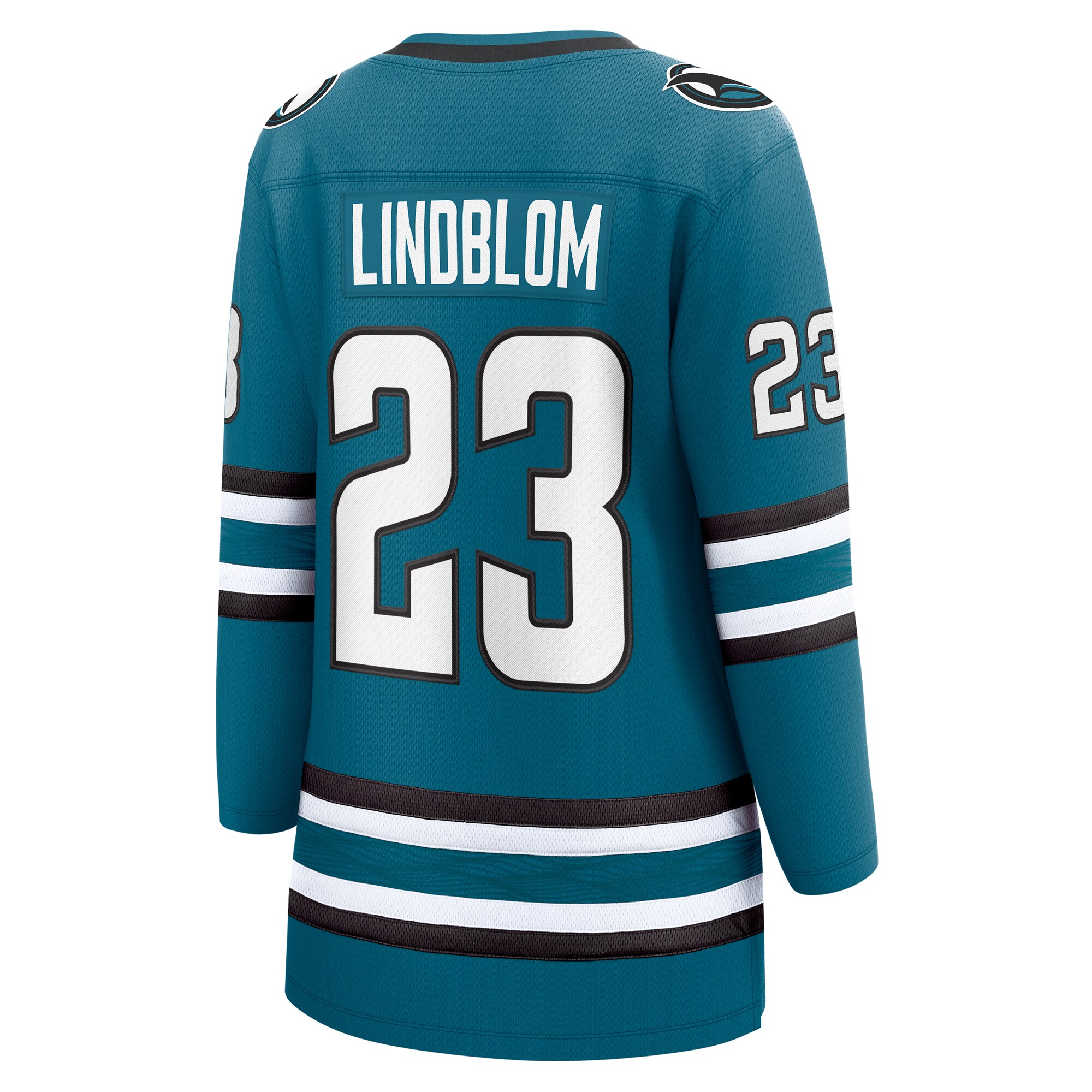Oskar Lindblom San Jose Sharks Fanatics Women’s Home Breakaway   Jersey – Teal