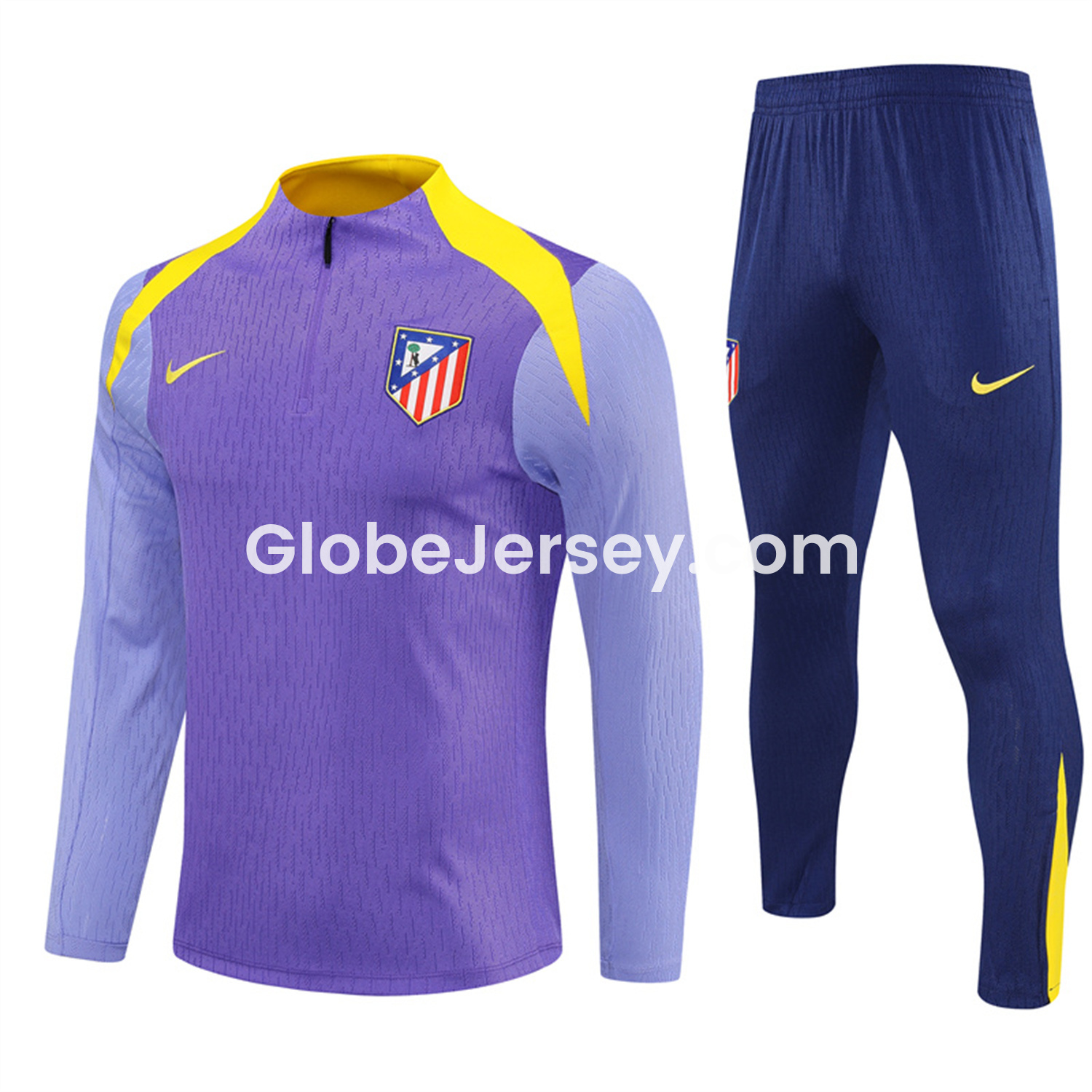 Atletico Madrid 25-26 Long Sleeves Training Set - Purple Top & Purple Pants