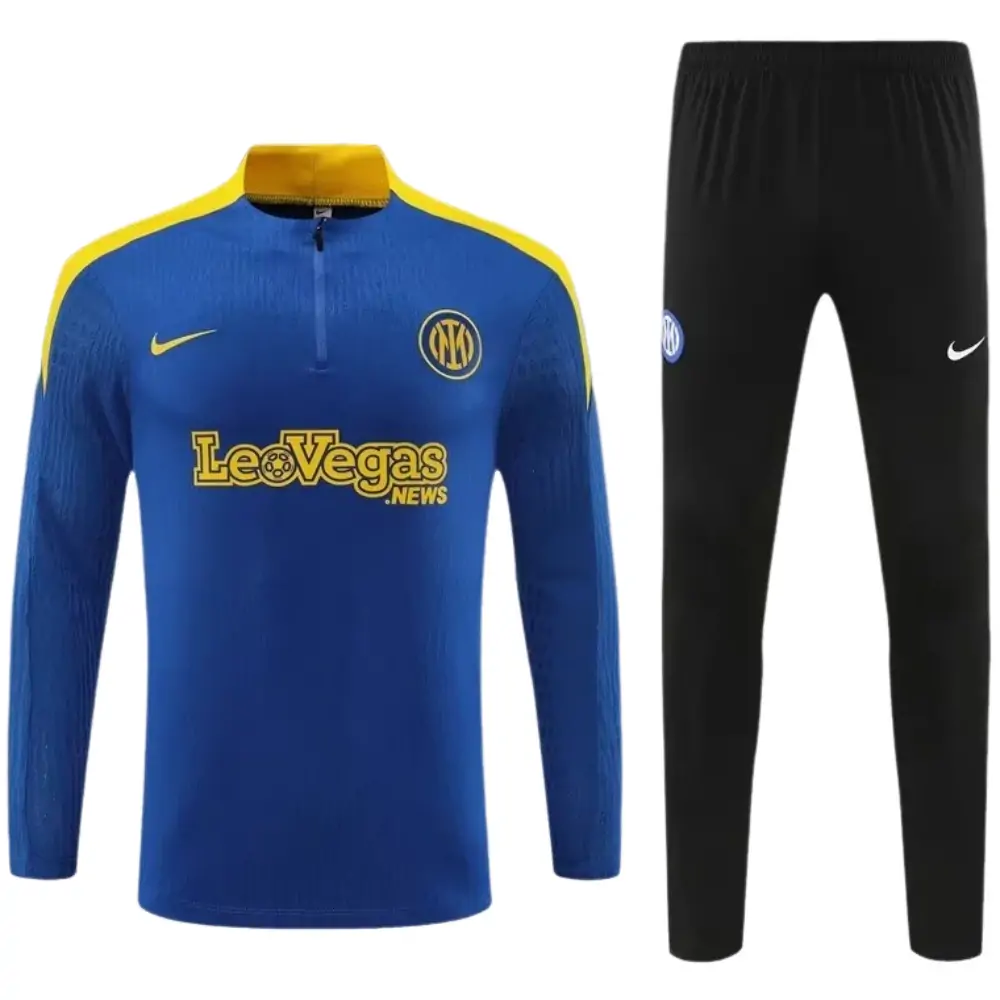 2024/25 Inter Milan colorful blue half-pull training uniform 1:1 Thai quality