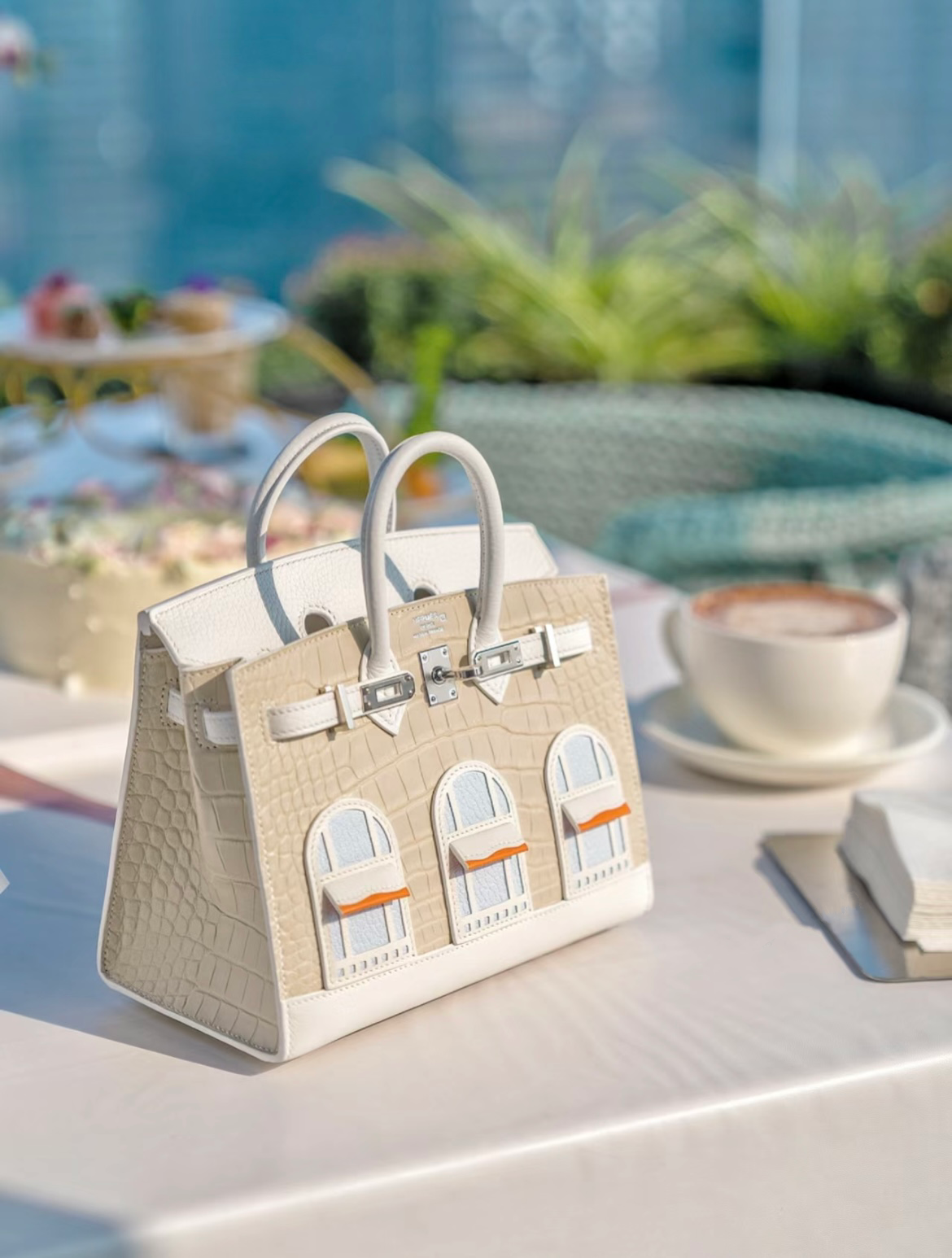 Advanced customization Birkin 25 crocodile skin customization