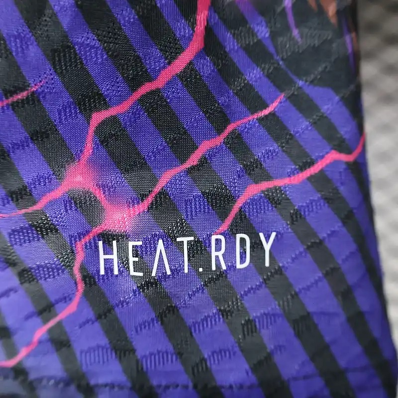 2024/2025 Player Version Real Madrid Purple leopard Special Football Shirt 1:1 Thai Quality