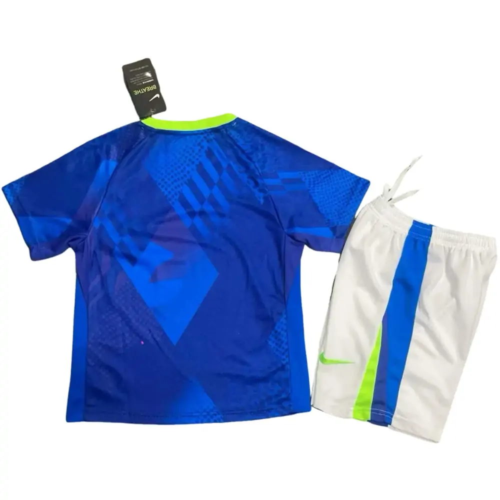 2025-26-Brazil Away-Jersey-Children's Kit