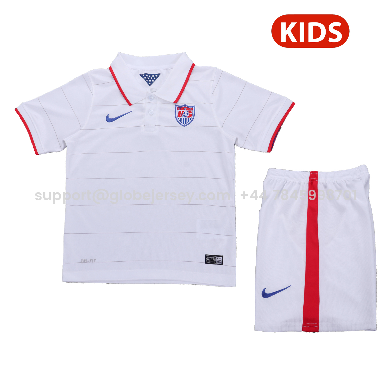 Retro United States USA 2014 Home Kids Kit