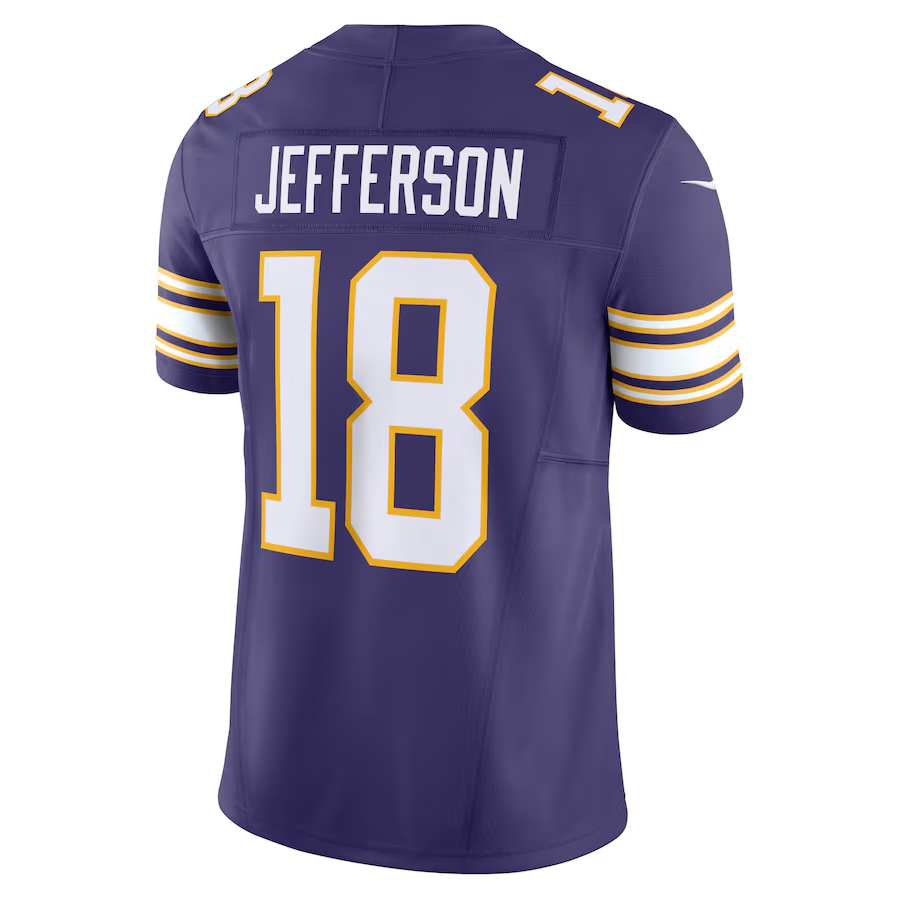 Minnesota Vikings Justin Jefferson Purple Vapor F.U.S.E. Limited Jersey