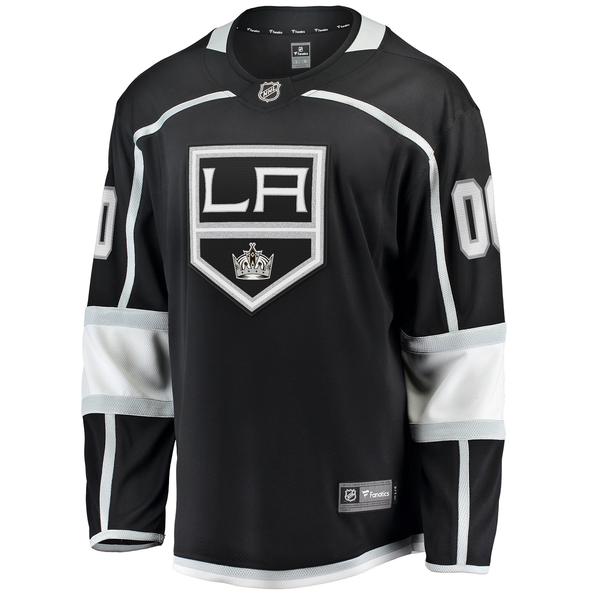 Los Angeles Kings Fanatics Home Breakaway Custom Jersey – Black