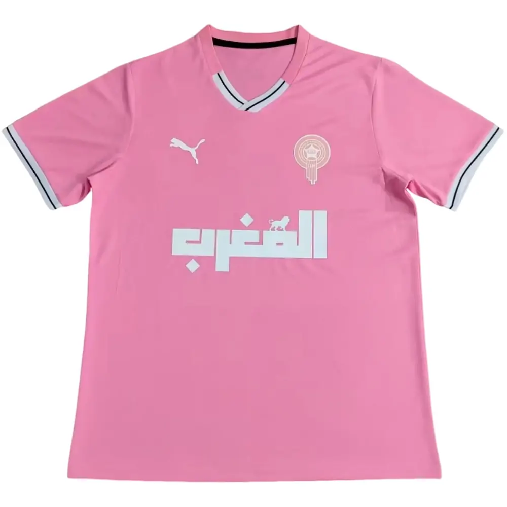 25-26 Morocco Training Jersey Pink - Fan Edition
