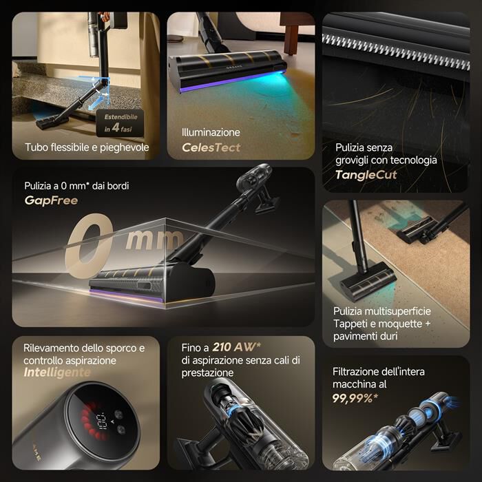 DREAME - V20VIM PRO-Nero / Oro