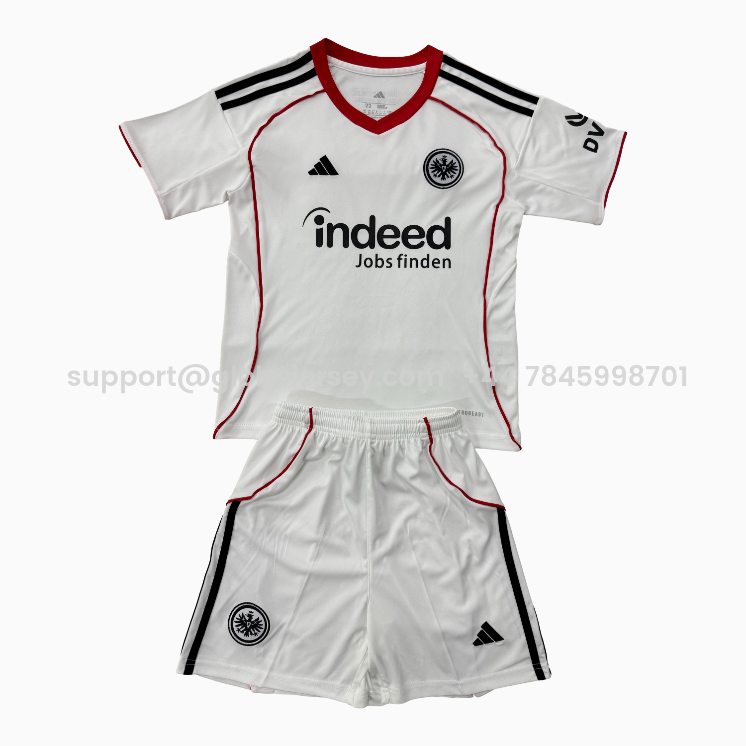 Frankfurt 25-26 Away Men's Adult Jersey Set - Fans Versionrsey Set - Fans Version