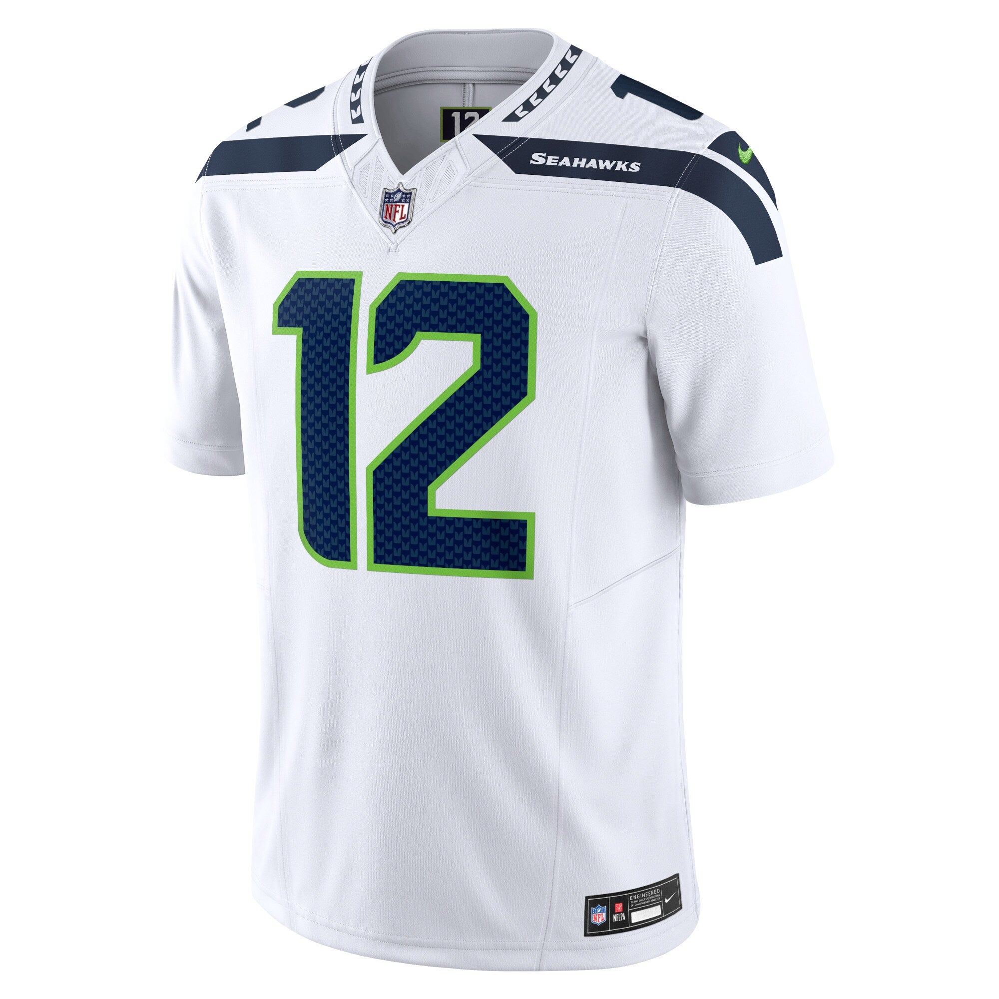 12s Seattle Seahawks Nike Vapor F.U.S.E. Limited Jersey - White