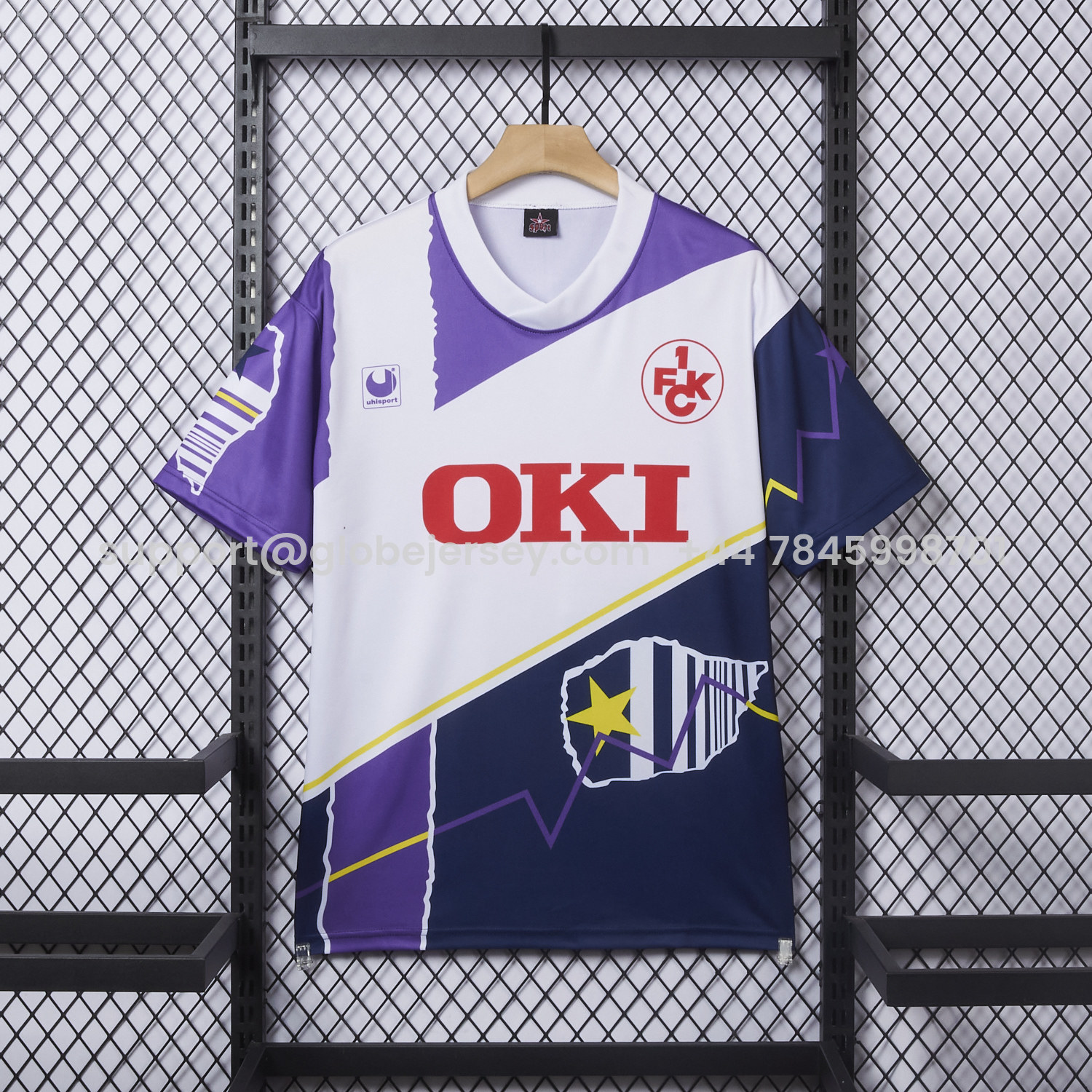 Retro Kaiserslautern 1991-92 Away Jersey - Fans Version