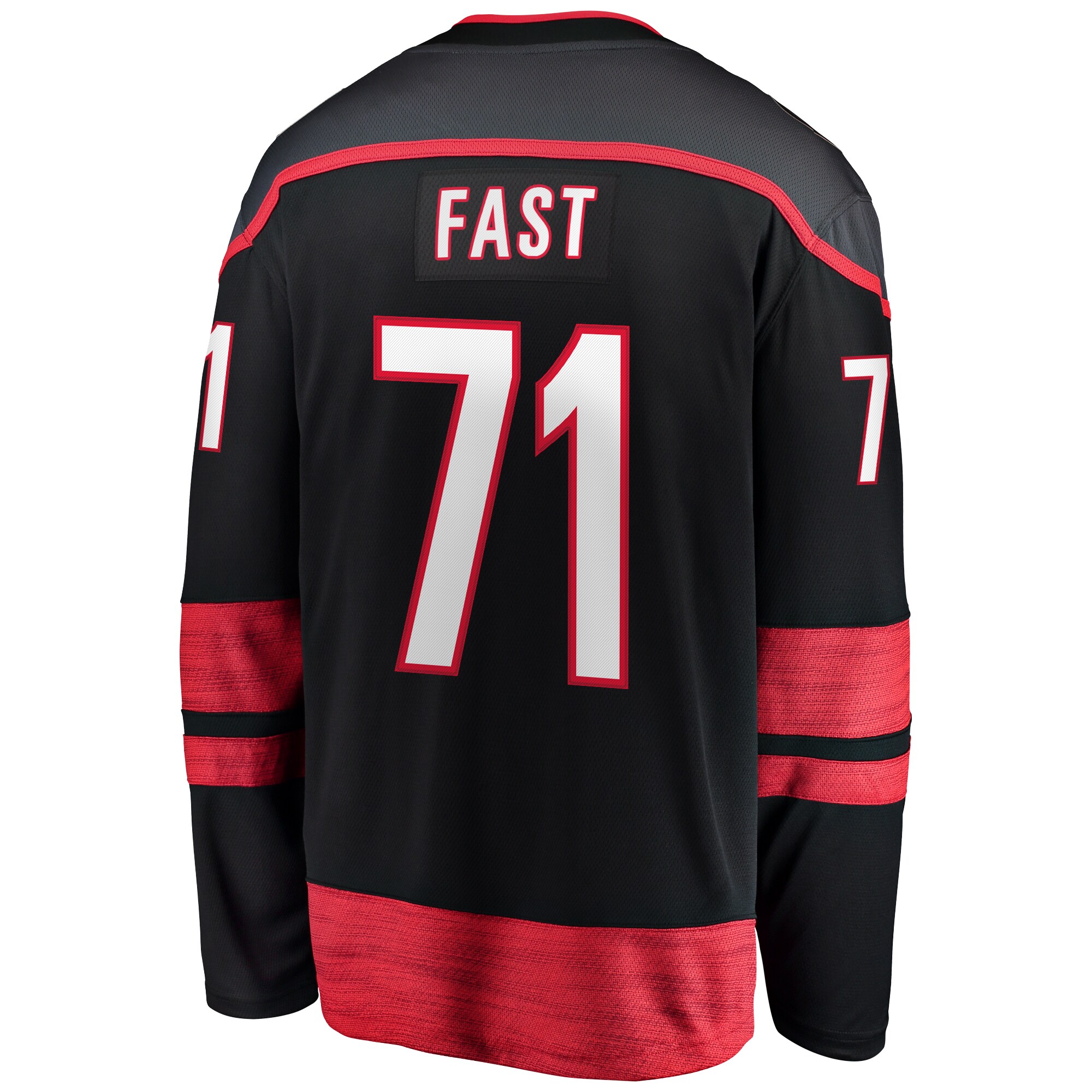 Jesper Fast Carolina Hurricanes Fanatics Home Breakaway Jersey – Black