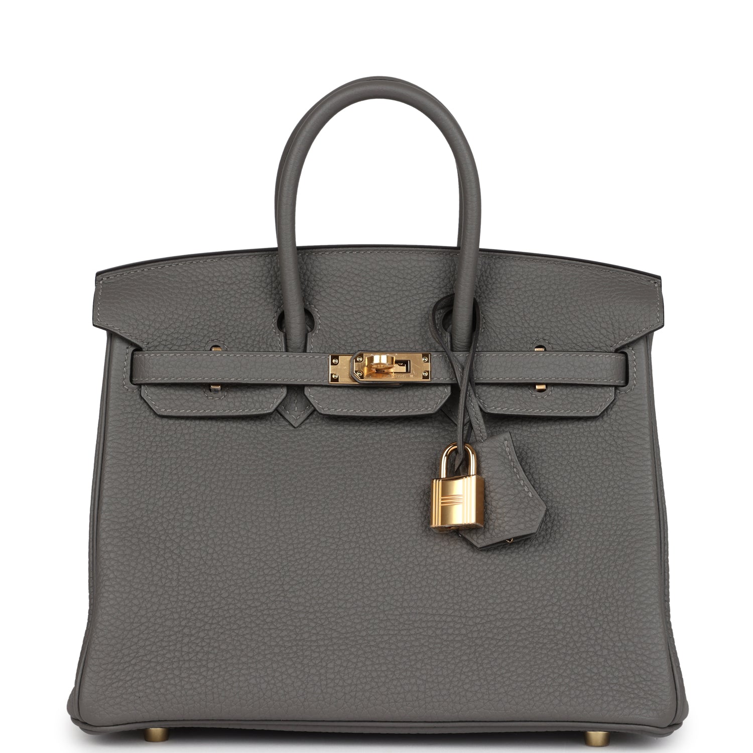 Birkin 25 Gris Meyer Togo Gold Hardware