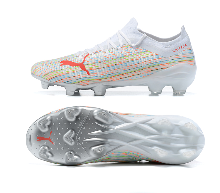 Fully knitted waterproof FG football shoes