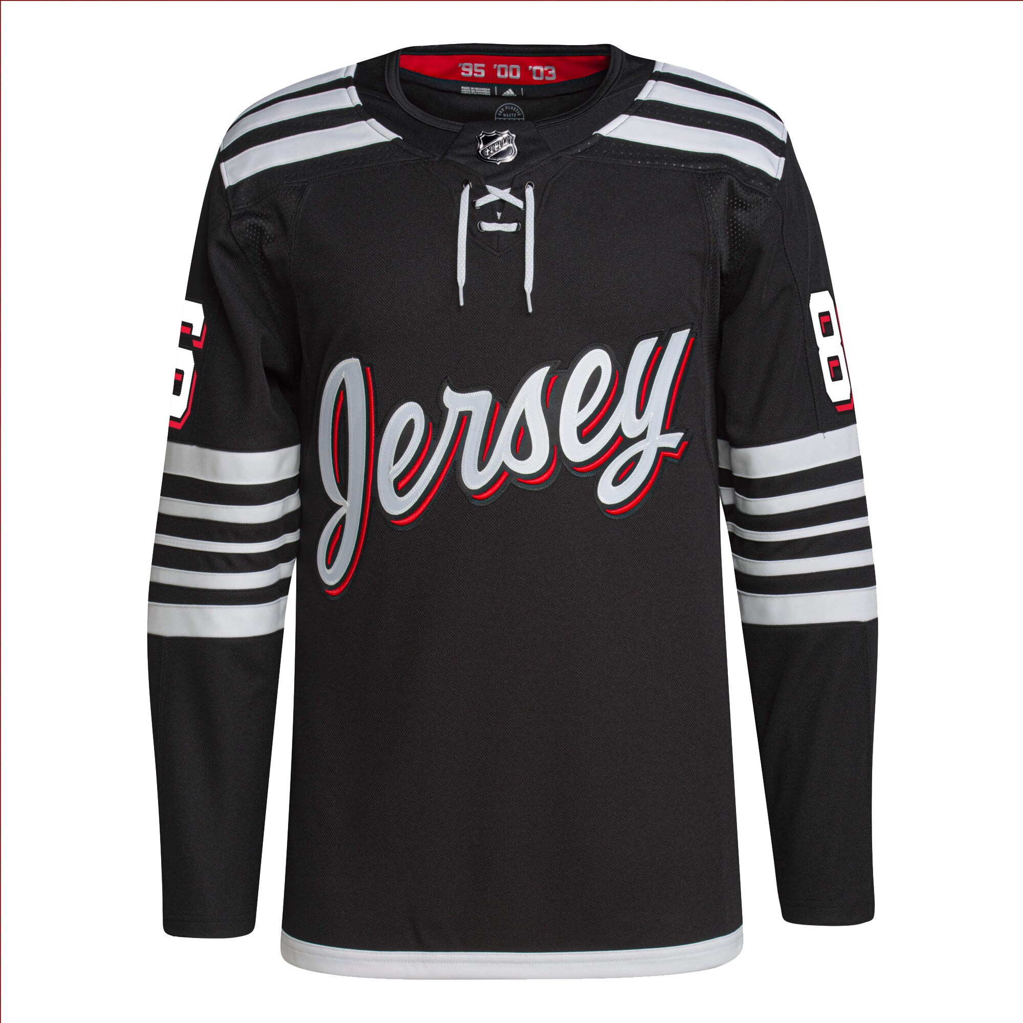 Jack Hughes New Jersey Devils  Alternate Primegreen    Jersey – Black