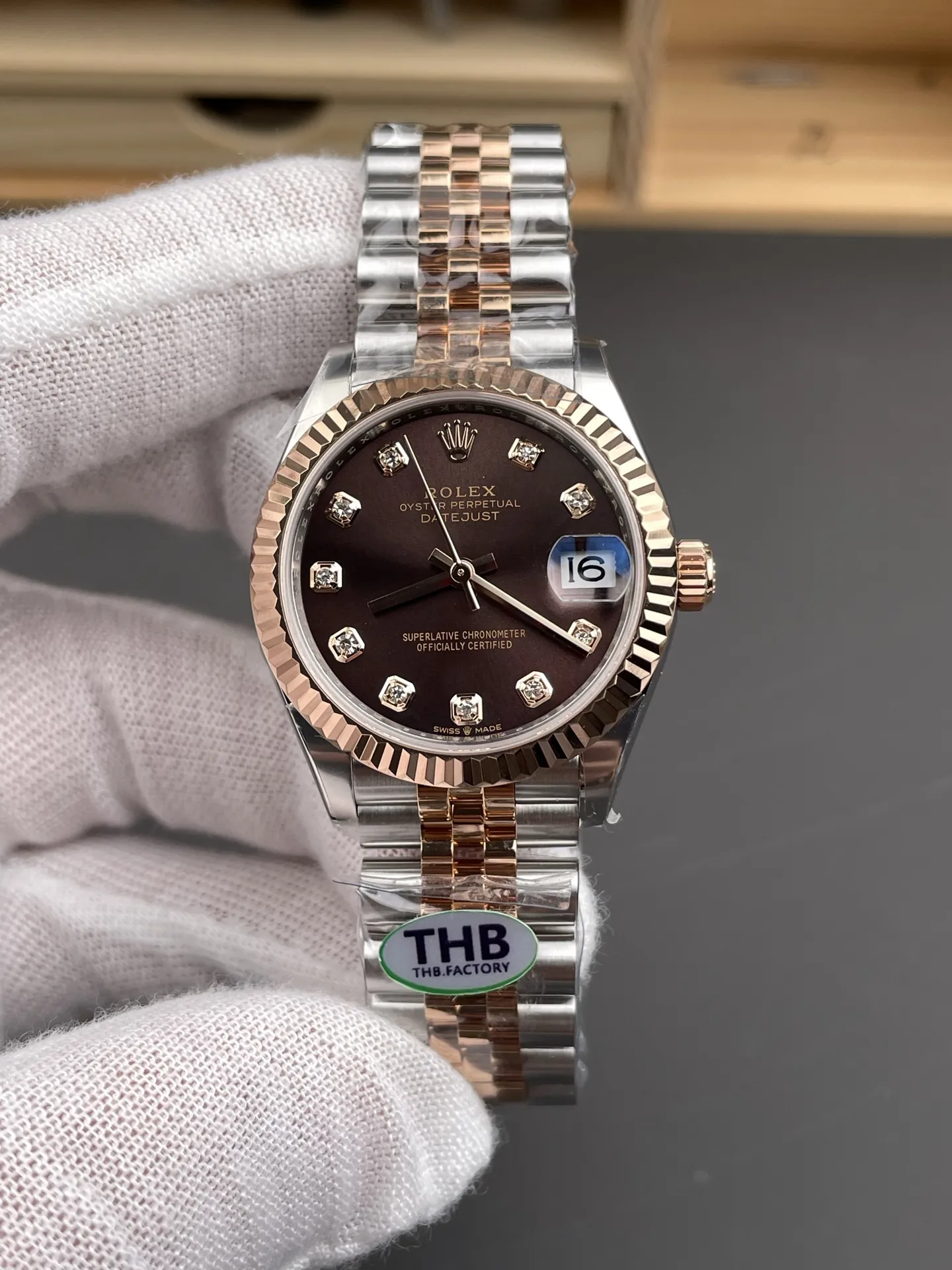 Rolex Datejust Two-Tone Rose Gold Ladies 31mm