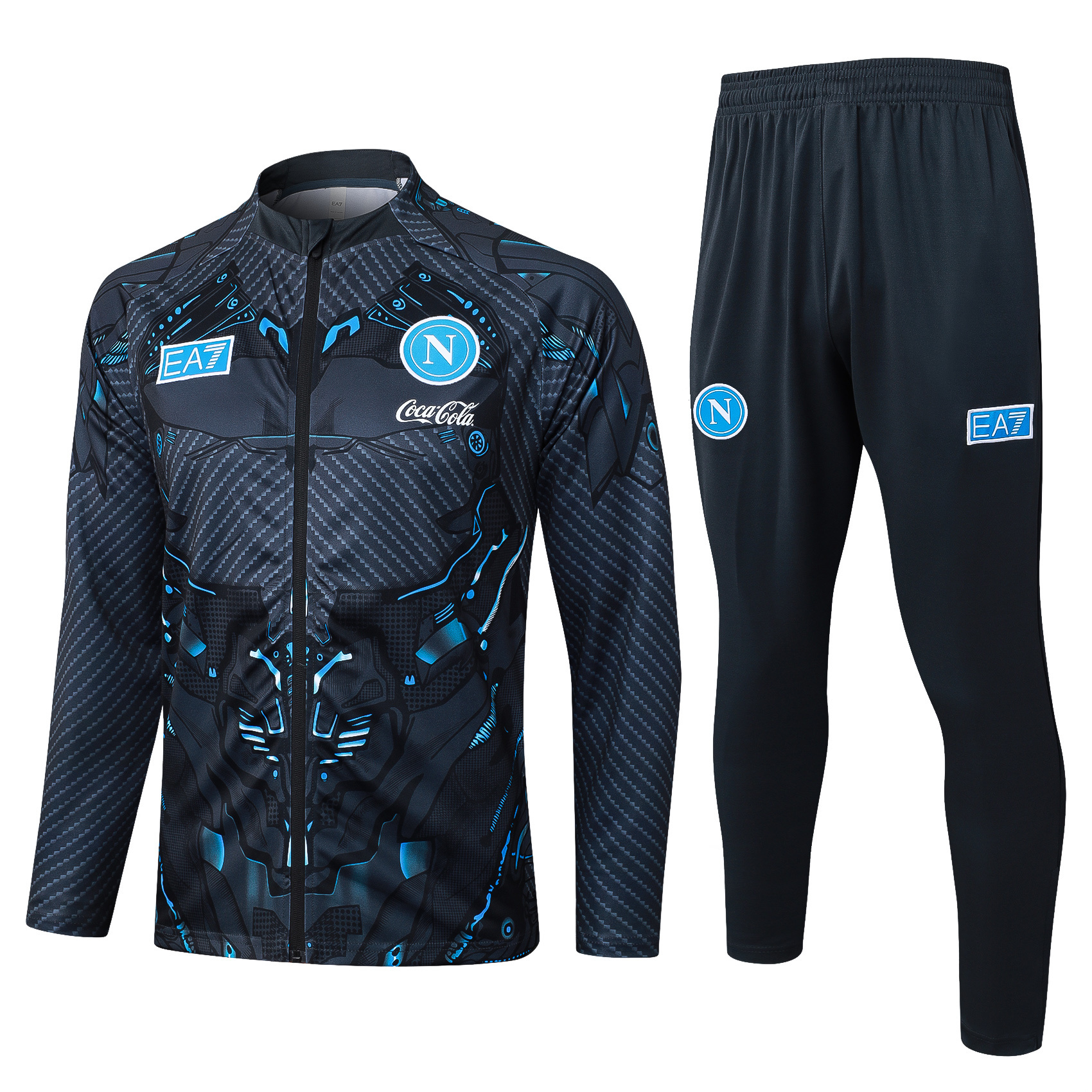 2025-26 Napoli long zip-up training kit - Adult Set
