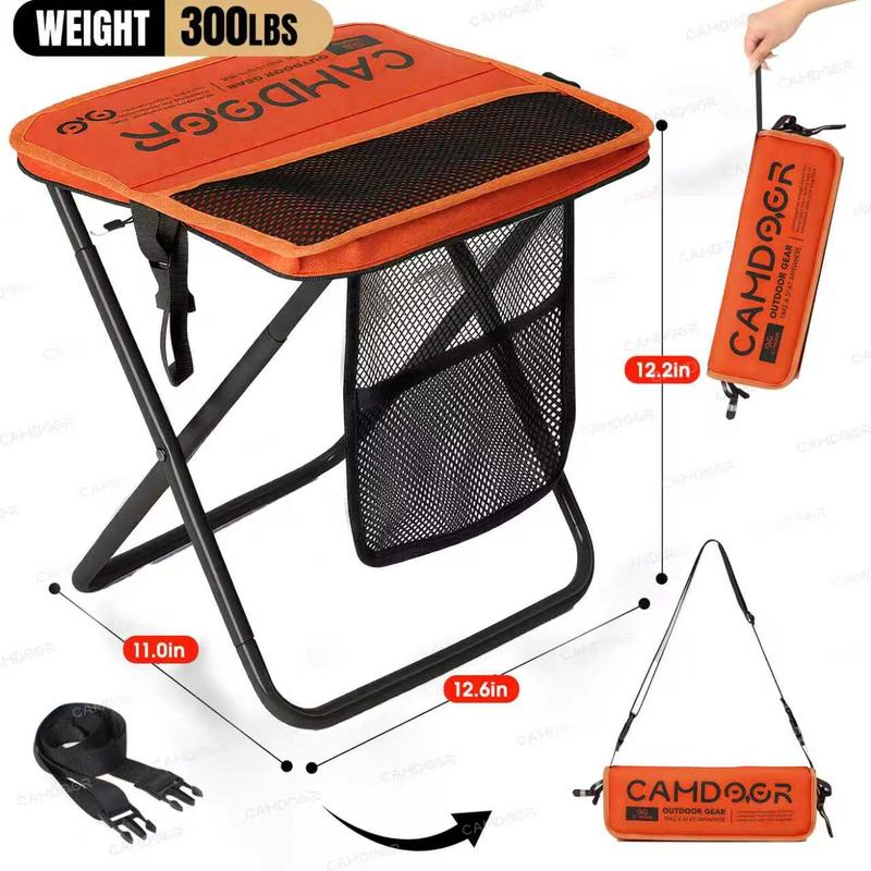 Portable Outdoor Folding Chair with Shoulder, Strap Ultra Light 1.5 lbs