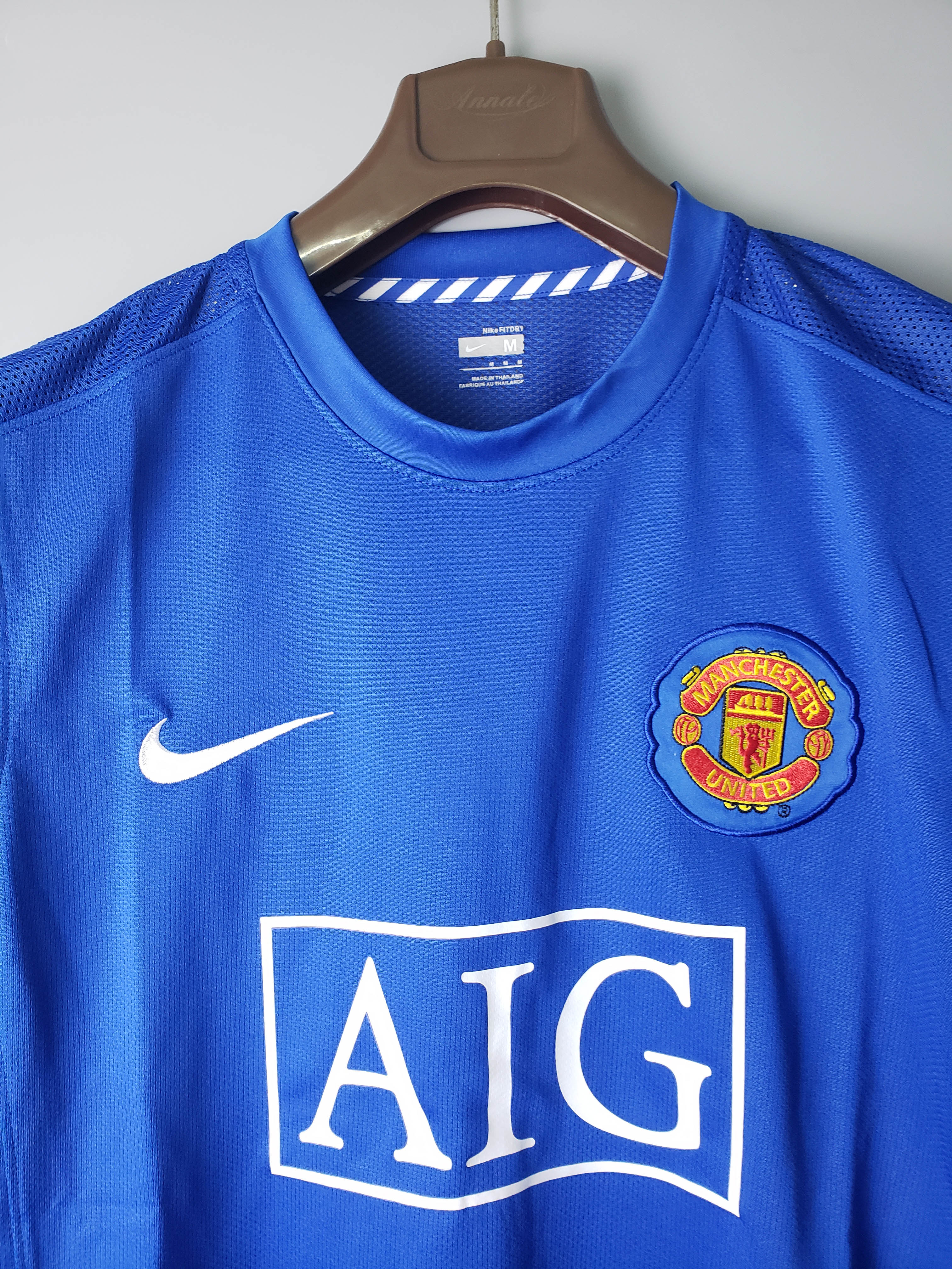 2007/2008 Retro Manchester United Football Shirt Away 1:1 Thai Quality