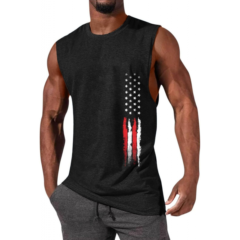 Men's Tank Tops Sleeveless Tee Shirts Casual Summer