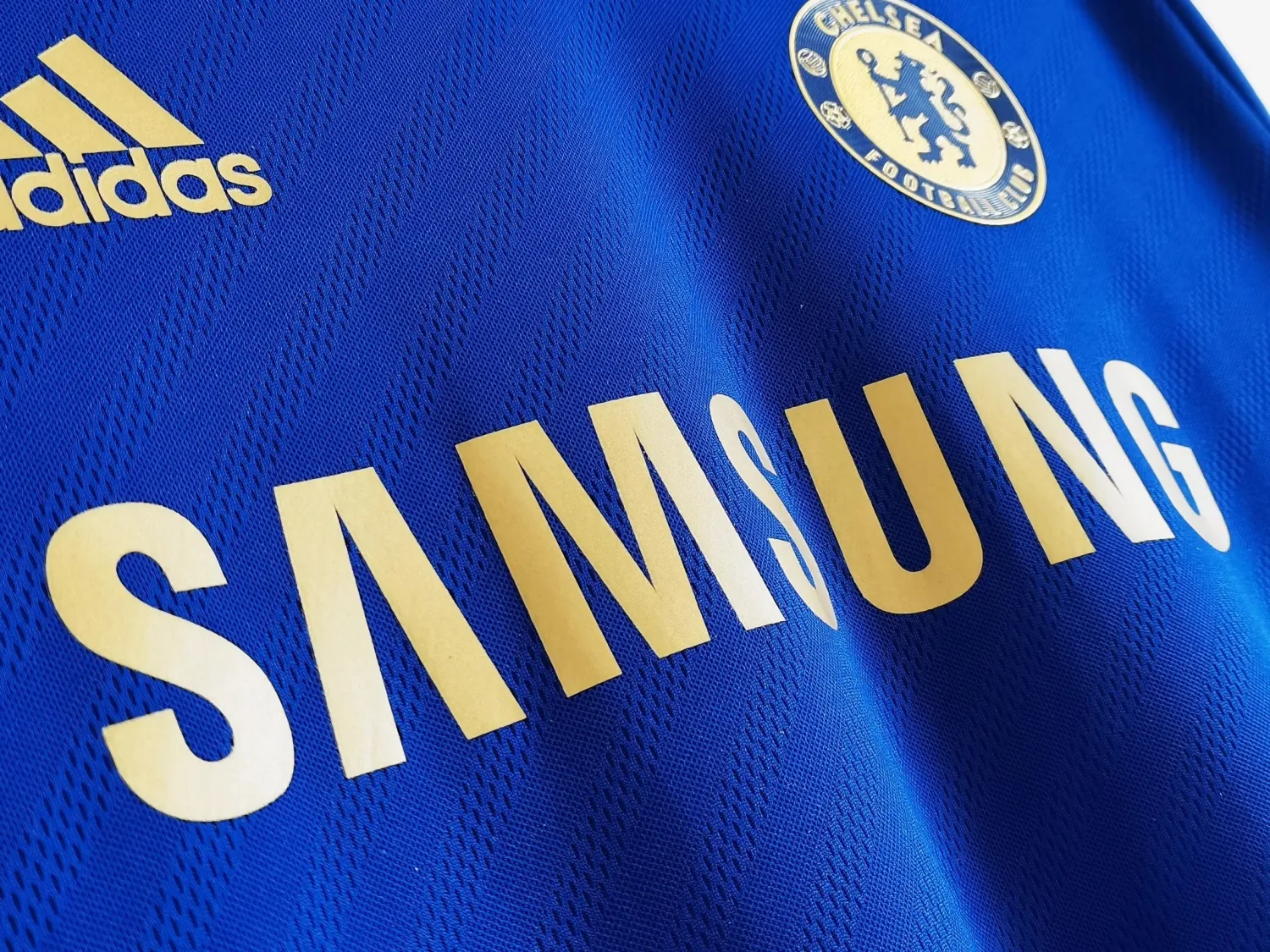 2012/2013 Chelsea home long-sleeved retro jersey 1:1 Thai quality - Fans Edition