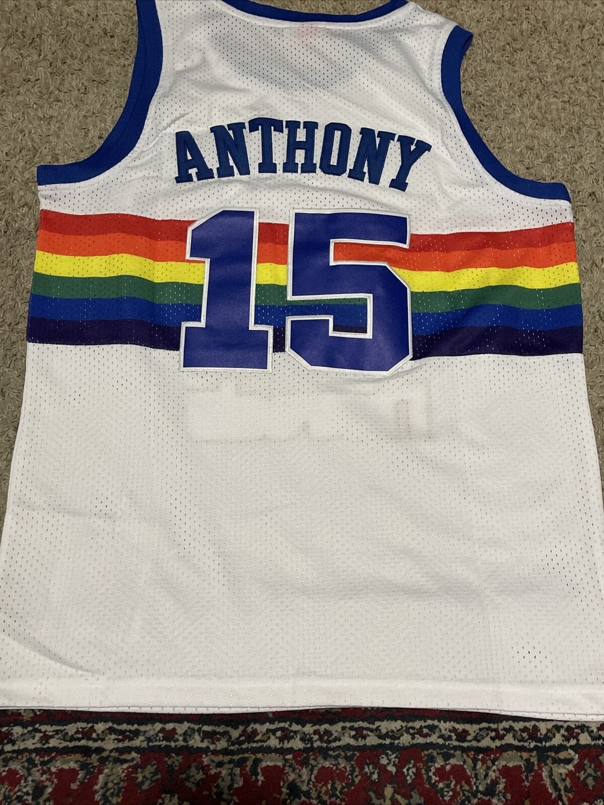Carmelo Anthony Denver Nuggets Throwback Jersey-