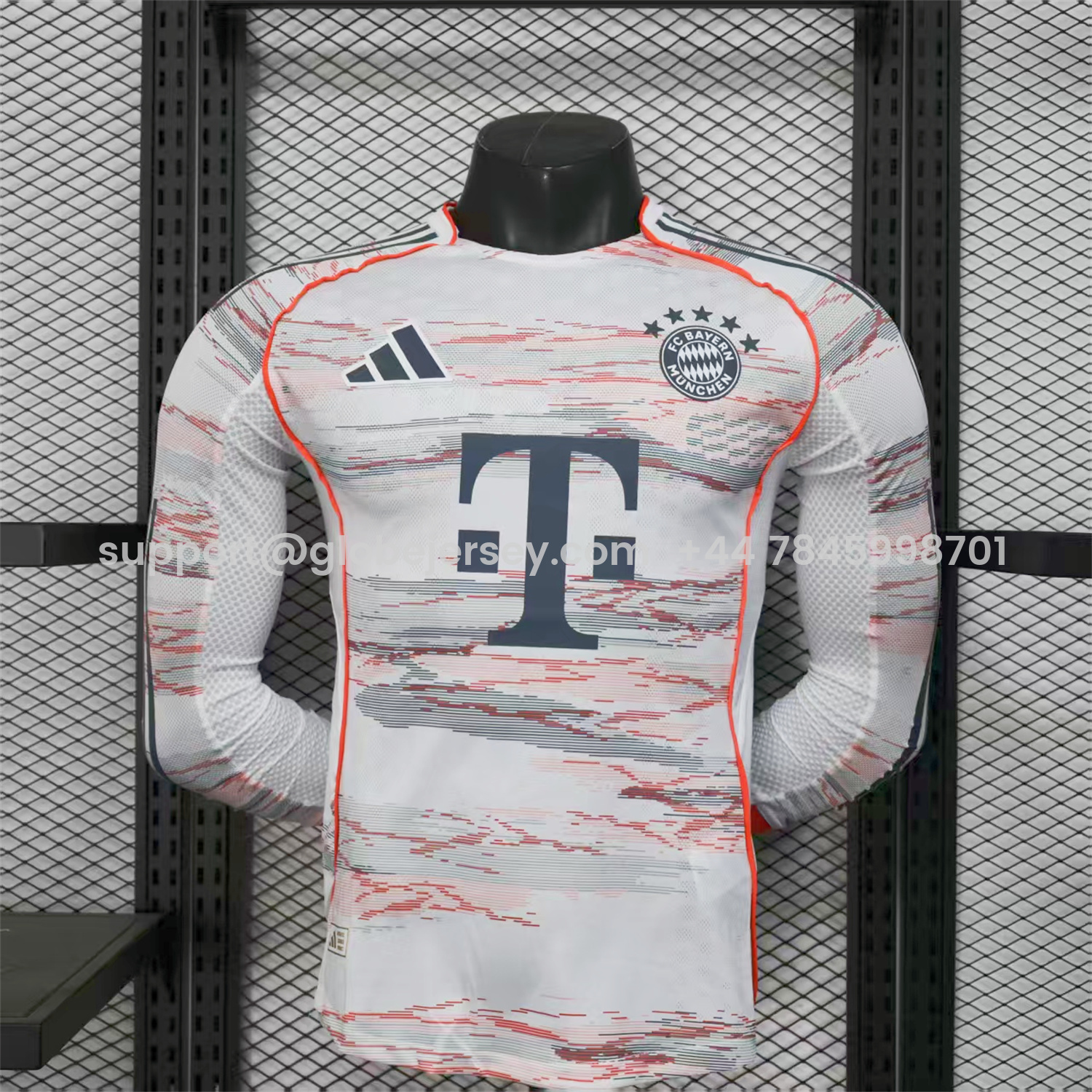 Bayern Munich 25-26 Away Long Sleeves Jersey - Player Version
