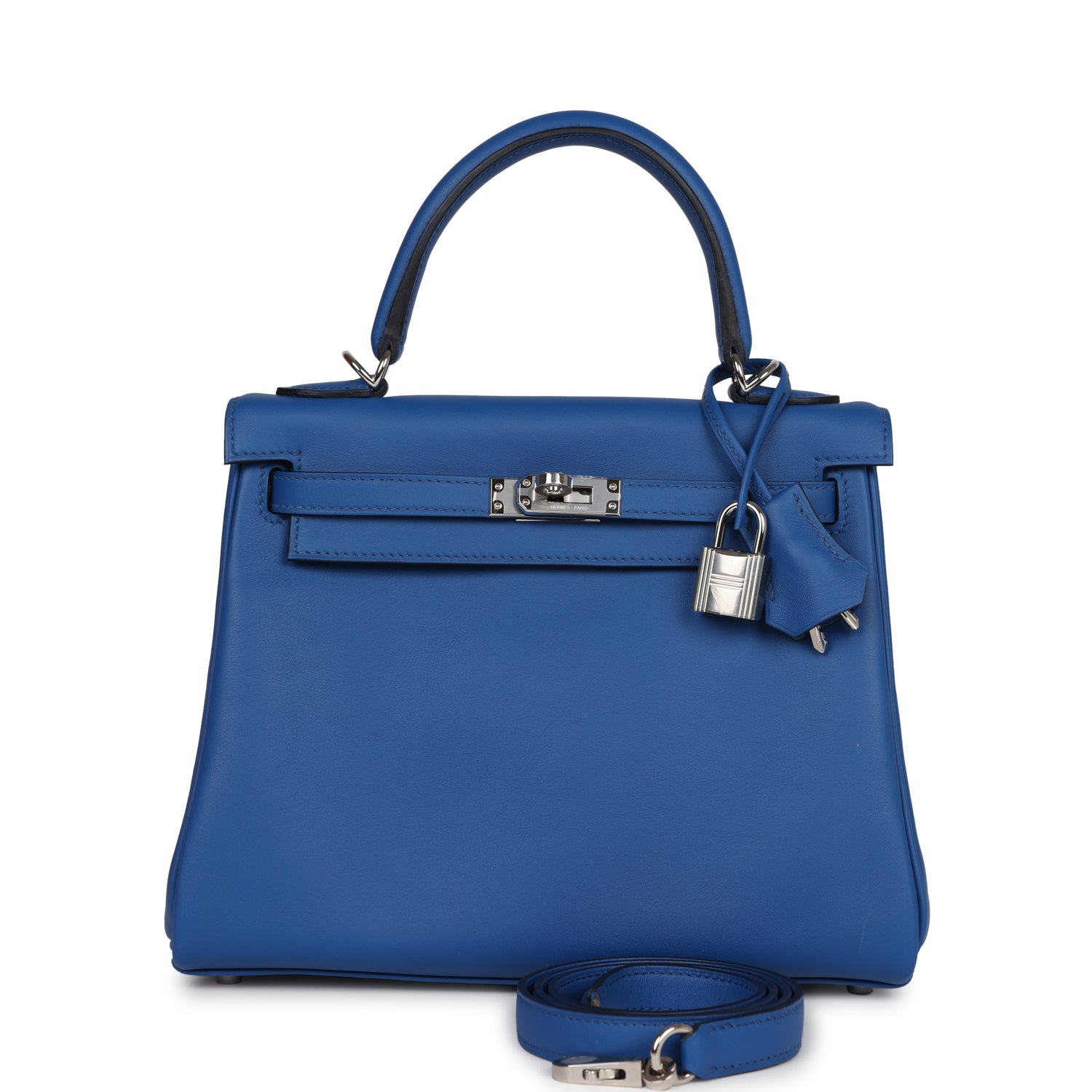 Kelly Retourne 25 Bleu France Swift Palladium Hardware