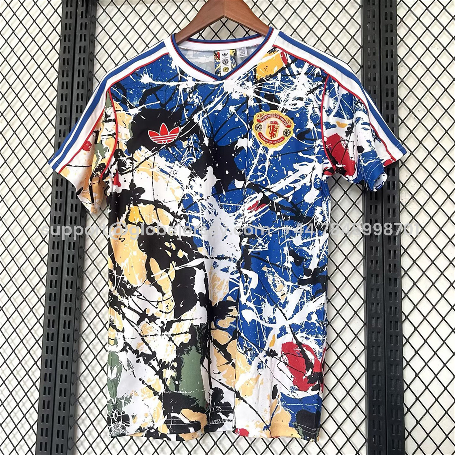 Manchester United 25-26 Stone Roses Special Jersey - Fans Version