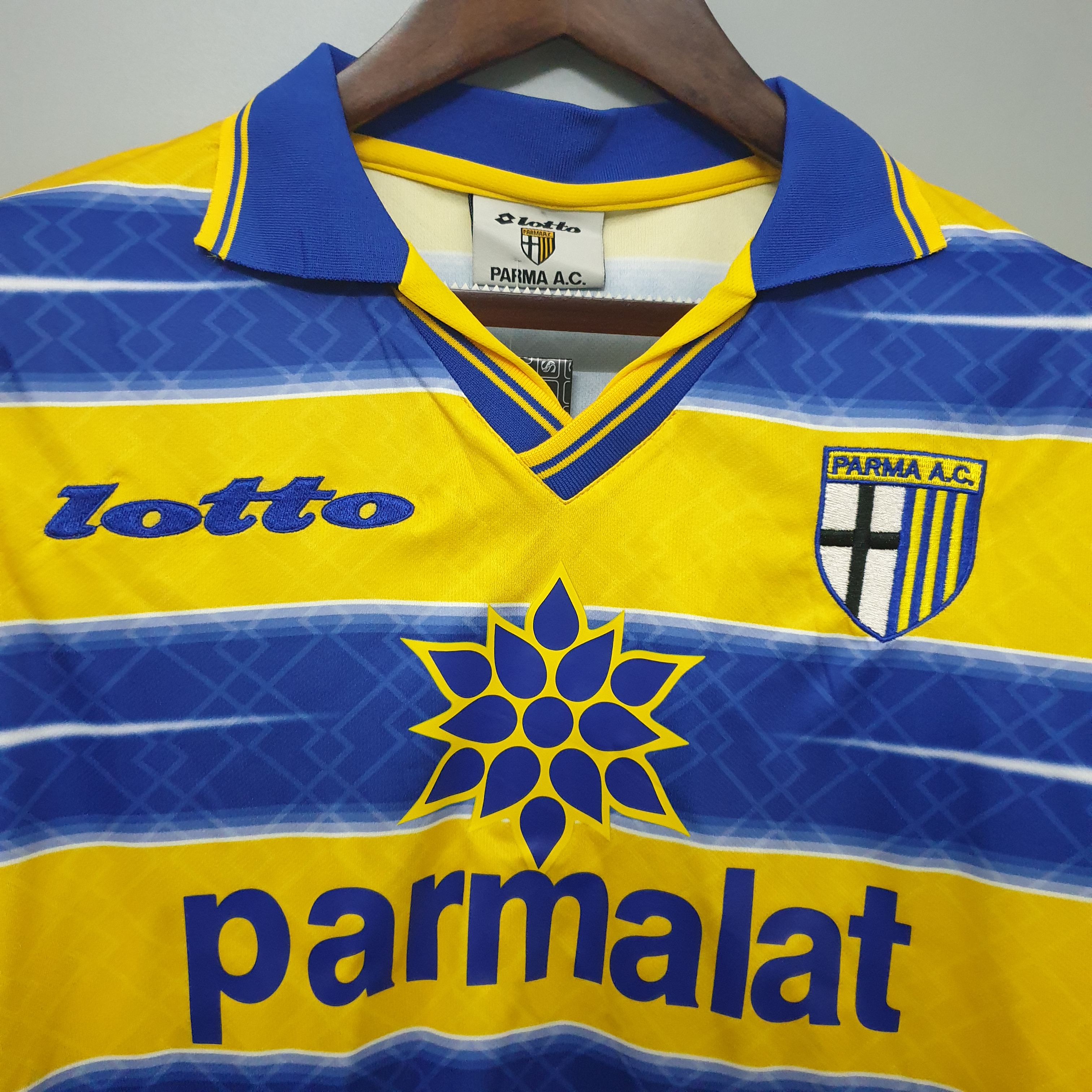 1998/99 Parma Home Retro Jersey 1:1 Thai Quality