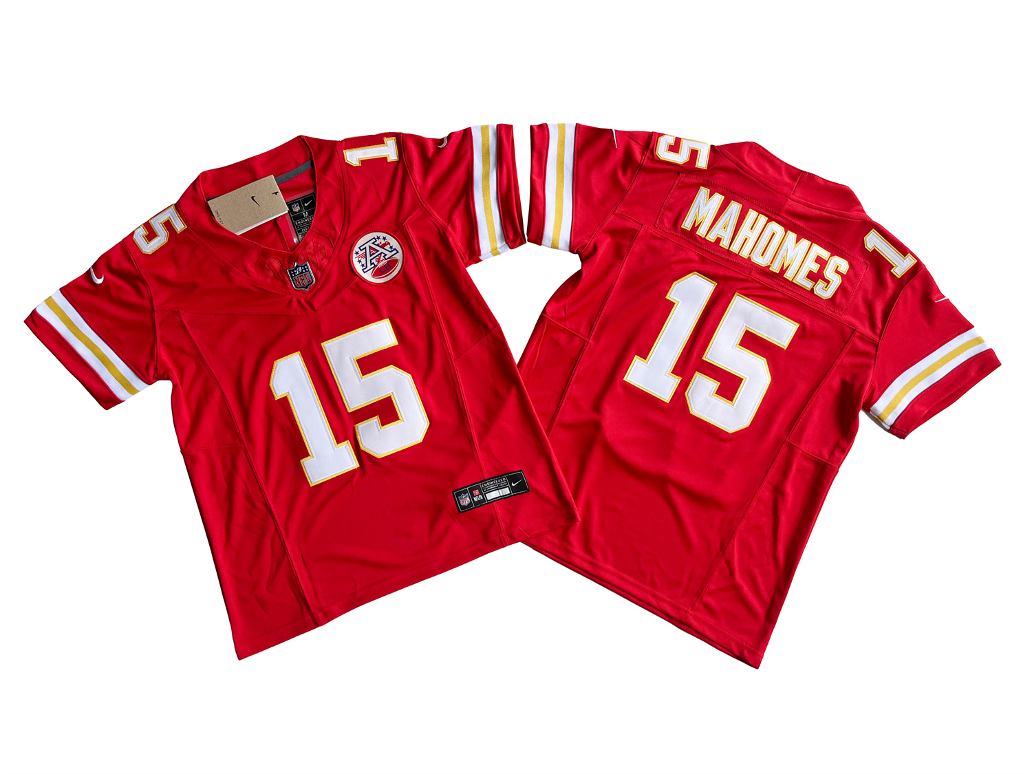 Youth Kansas City 15# Patrick Mahomes Vapor F.U.S.E. Limited Jersey