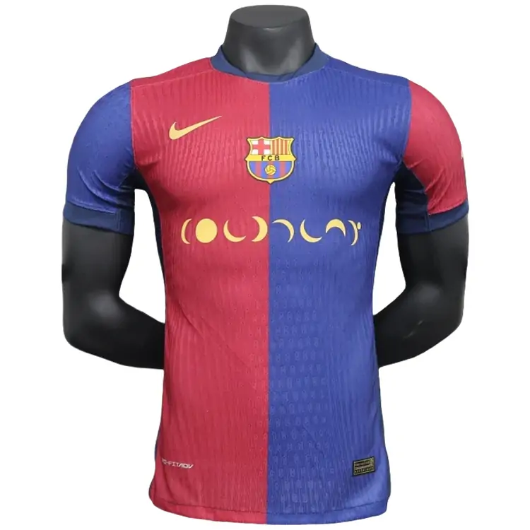 2025-26 Barcelona Home Short Sleeve Jersey - Player Edition