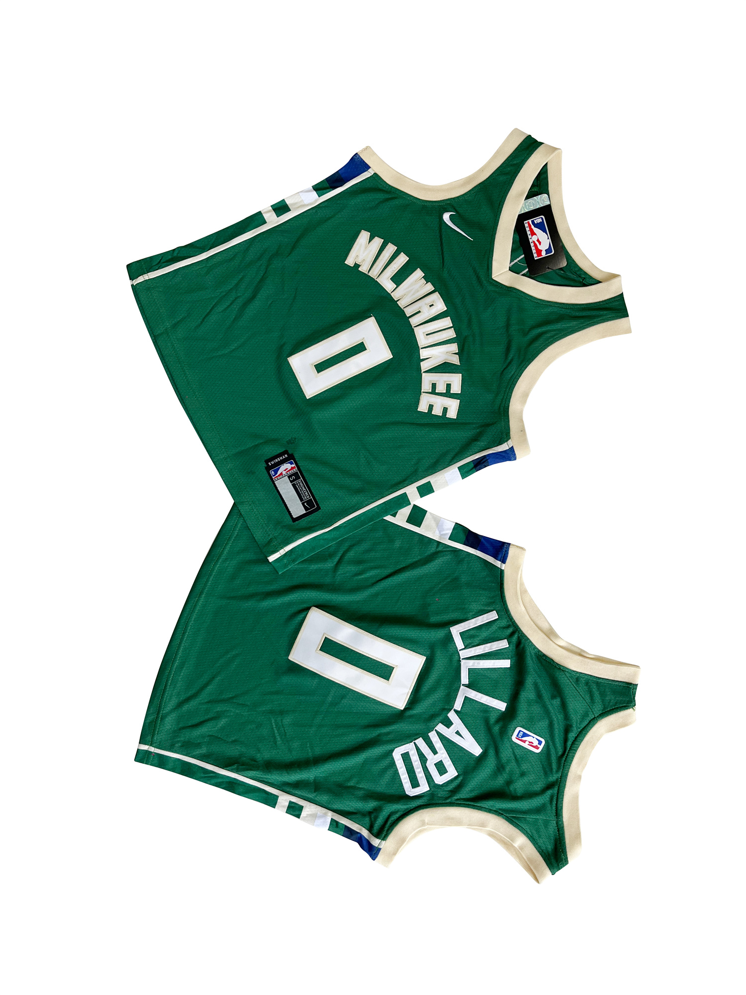Youth Milwaukee Bucks Damian Lillard 0# Green Swingman Jersey