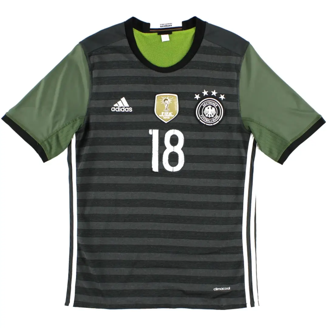 Kroos #18 Retro Germany Away Soccer Jersey 2016