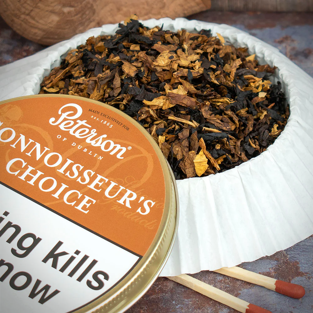 Peterson Connoisseur's Choice Pipe Tobacco(Citrus, Fruit, Rum, Vanilla) - 50g Tin
