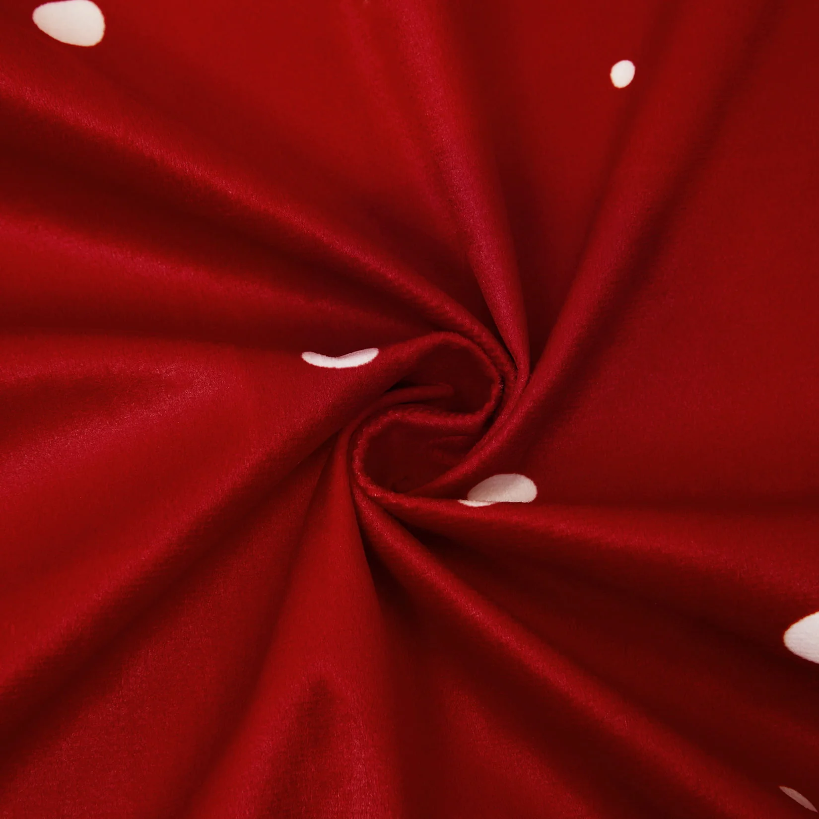 CAROMIO Christmas Curtains for Living Room, Red Velvet Window Curtains 2 Panels Set Room Darkening Curtains, 52 x 63 inches