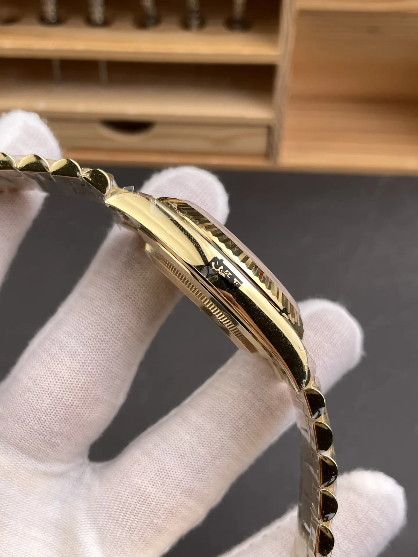 Rolex Day-Date Yellow Baguette Diamond 40mm